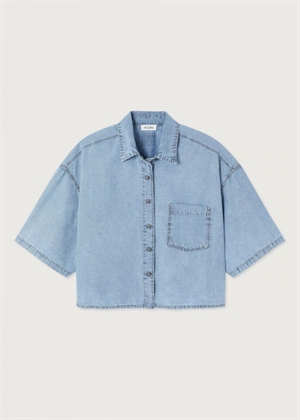 Paybou ss skjorte Blue Snow American Vintage